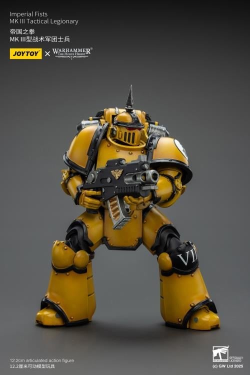 Warhammer: The Horus Heresy Imperial Fists MKIII Tactical Legionary 1/18 Scale Action Figure Gallery Image 7
