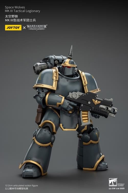 Warhammer: The Horus Heresy Space Wolves MKIII Tactical Legionary 1/18 Scale Action Figure Gallery Image 12