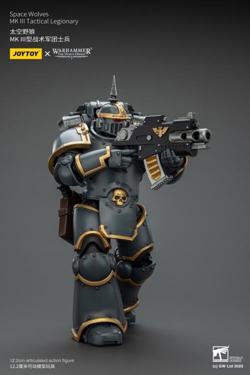 Warhammer: The Horus Heresy Space Wolves MKIII Tactical Legionary 1/18 Scale Action Figure Gallery Image 10