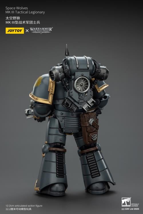 Warhammer: The Horus Heresy Space Wolves MKIII Tactical Legionary 1/18 Scale Action Figure Gallery Image 7