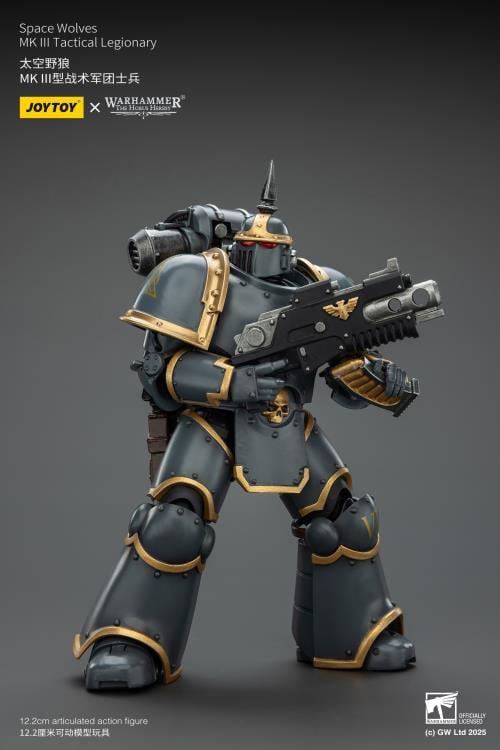 Warhammer: The Horus Heresy Space Wolves MKIII Tactical Legionary 1/18 Scale Action Figure Gallery Image 13