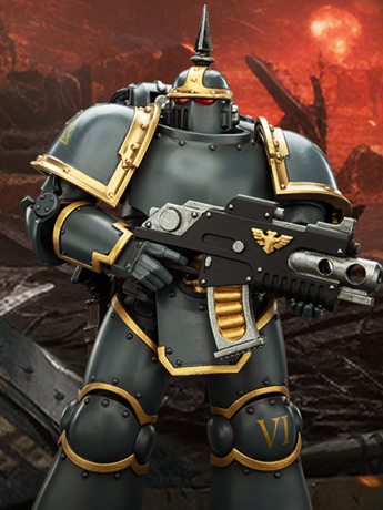 Warhammer: The Horus Heresy Space Wolves MKIII Tactical Legionary 1/18 Scale Action Figure Gallery Image 2