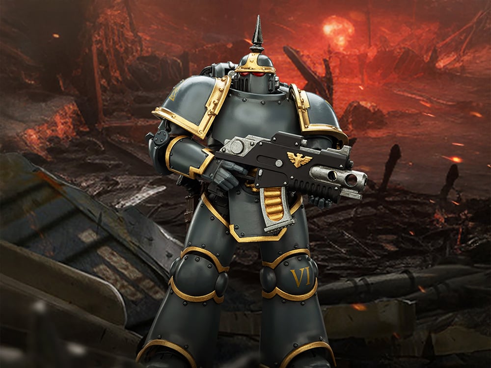 Warhammer: The Horus Heresy Space Wolves MKIII Tactical Legionary 1/18 Scale Action Figure Gallery Image 1