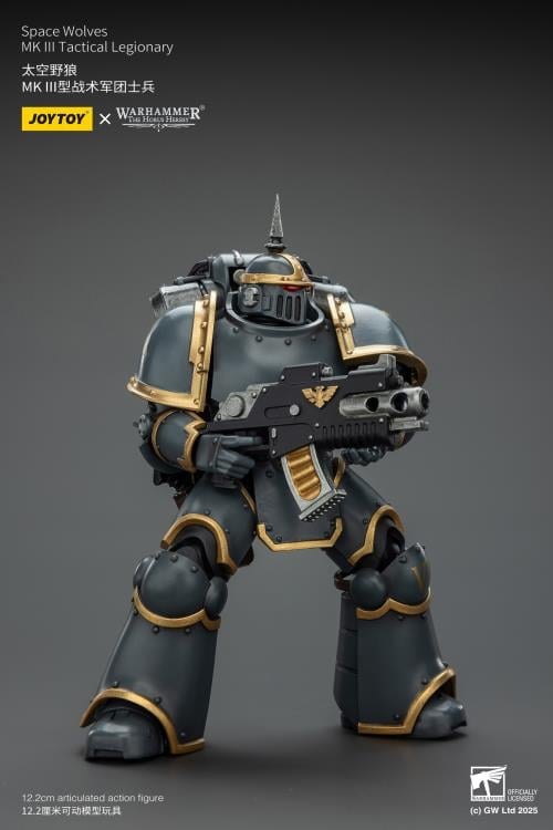 Warhammer: The Horus Heresy Space Wolves MKIII Tactical Legionary 1/18 Scale Action Figure Gallery Image 8
