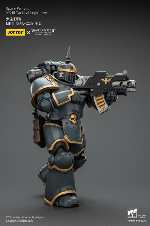 Warhammer: The Horus Heresy Space Wolves MKIII Tactical Legionary 1/18 Scale Action Figure Gallery Image 11