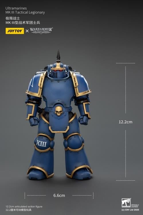 Warhammer: The Horus Heresy Ultramarines MKIII Tactical Legionary 1/18 Scale Action Figure Gallery Image 14