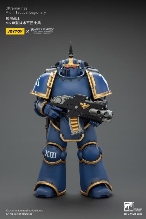 Warhammer: The Horus Heresy Ultramarines MKIII Tactical Legionary 1/18 Scale Action Figure Gallery Image 5