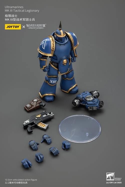 Warhammer: The Horus Heresy Ultramarines MKIII Tactical Legionary 1/18 Scale Action Figure Gallery Image 13