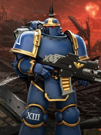 Warhammer: The Horus Heresy Ultramarines MKIII Tactical Legionary 1/18 Scale Action Figure Gallery Image 2