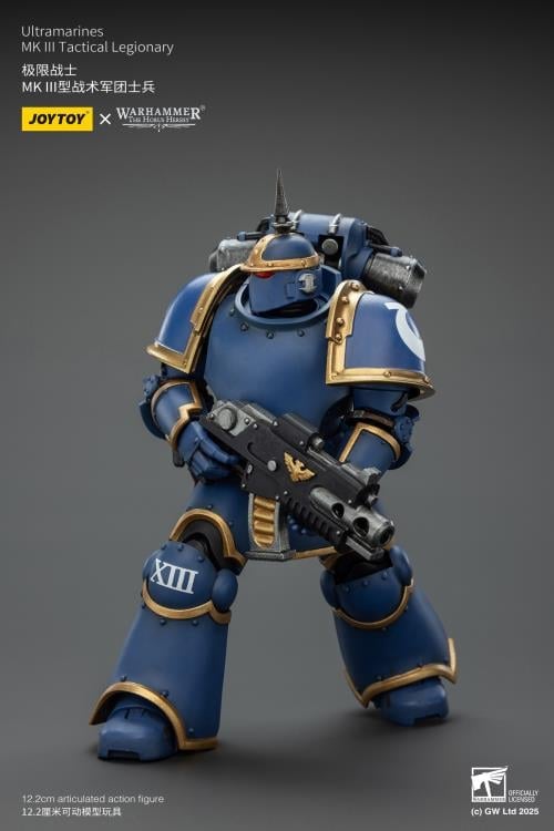 Warhammer: The Horus Heresy Ultramarines MKIII Tactical Legionary 1/18 Scale Action Figure Gallery Image 10