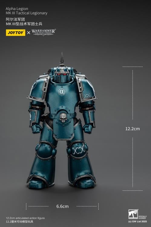 Warhammer: The Horus Heresy Alpha Legion MKIII Tactical Legionary 1/18 Scale Action Figure Gallery Image 14