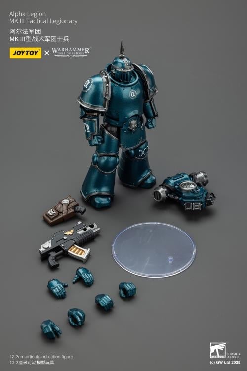 Warhammer: The Horus Heresy Alpha Legion MKIII Tactical Legionary 1/18 Scale Action Figure Gallery Image 13