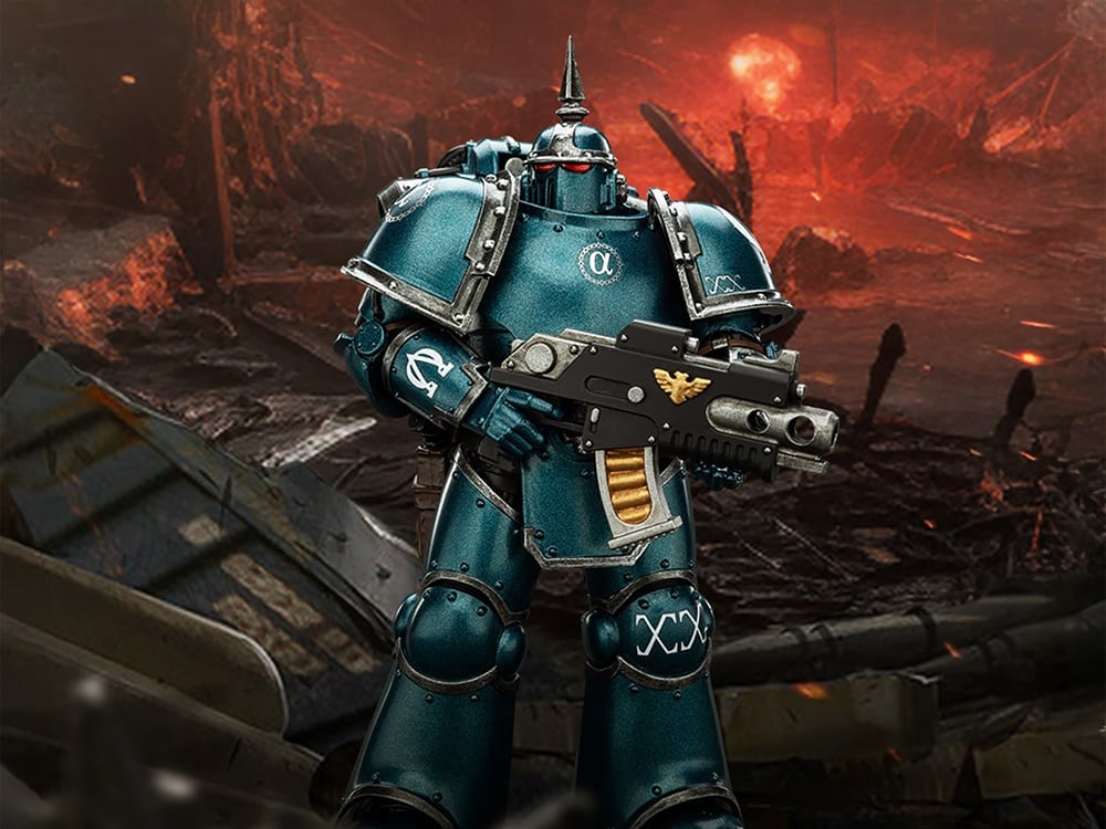 Warhammer: The Horus Heresy Alpha Legion MKIII Tactical Legionary 1/18 Scale Action Figure Gallery Image 1