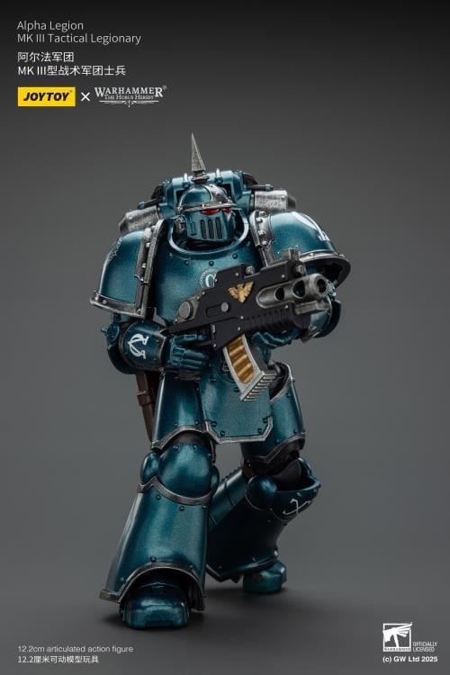 Warhammer: The Horus Heresy Alpha Legion MKIII Tactical Legionary 1/18 Scale Action Figure Gallery Image 9