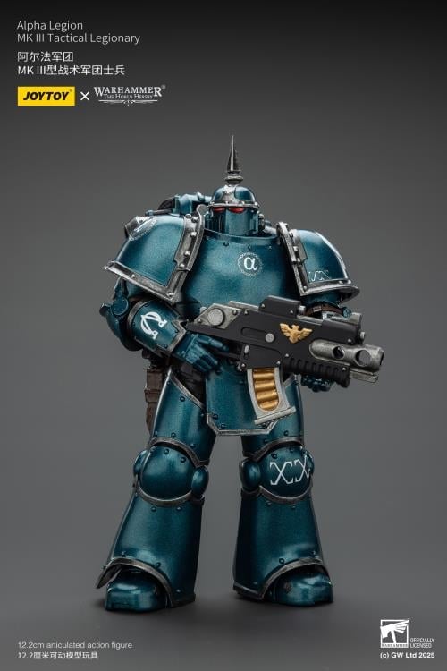 Warhammer: The Horus Heresy Alpha Legion MKIII Tactical Legionary 1/18 Scale Action Figure Gallery Image 6