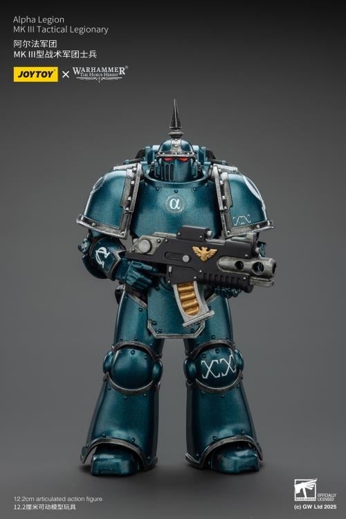 Warhammer: The Horus Heresy Alpha Legion MKIII Tactical Legionary 1/18 Scale Action Figure Gallery Image 5