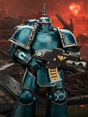 Warhammer: The Horus Heresy Alpha Legion MKIII Tactical Legionary 1/18 Scale Action Figure Gallery Image 2