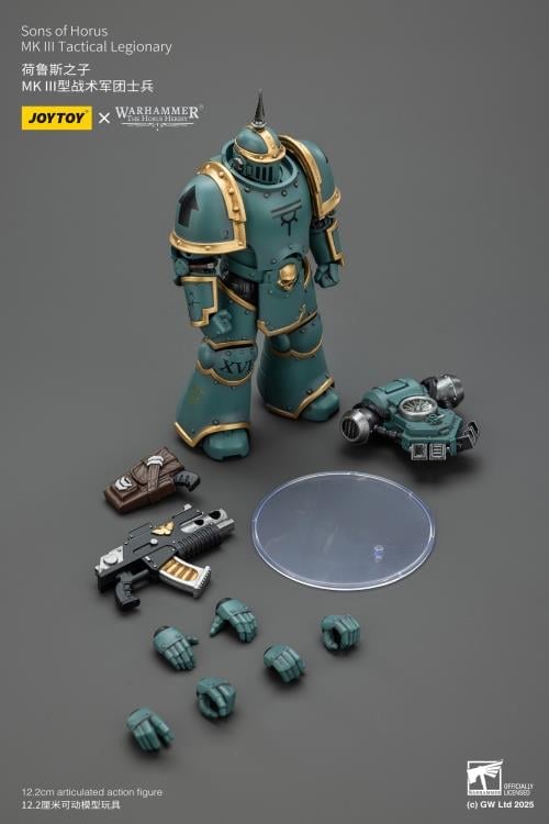 Warhammer: The Horus Heresy Sons of Horus MKIII Tactical Legionary 1/18 Scale Action Figure Gallery Image 12