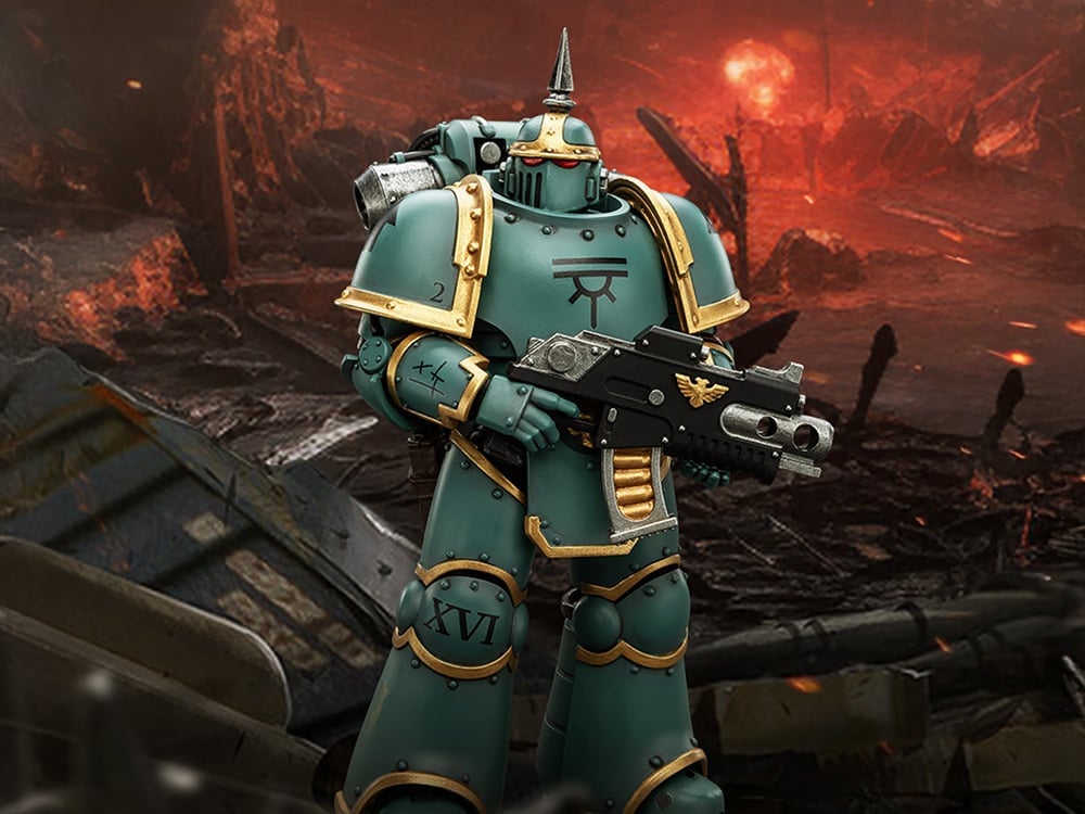 Warhammer: The Horus Heresy Sons of Horus MKIII Tactical Legionary 1/18 Scale Action Figure Gallery Image 1