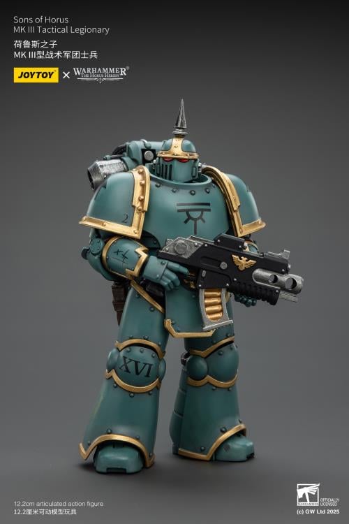 Warhammer: The Horus Heresy Sons of Horus MKIII Tactical Legionary 1/18 Scale Action Figure Gallery Image 6