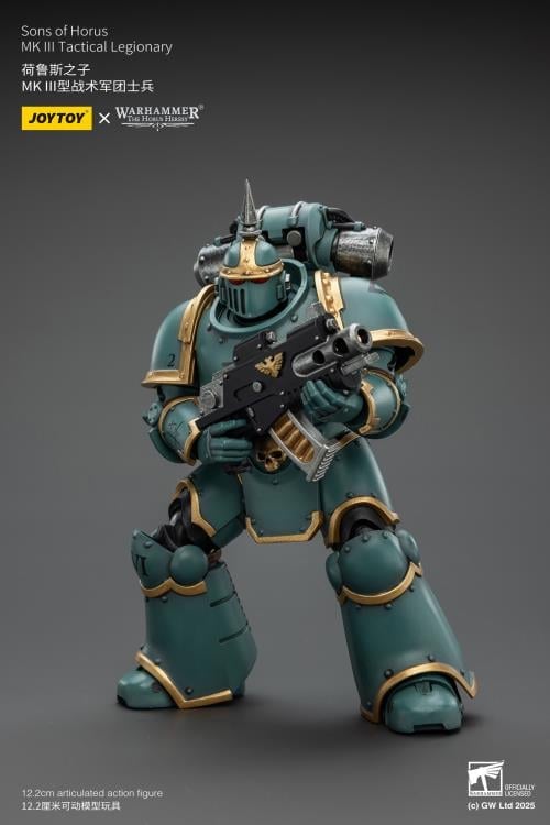 Warhammer: The Horus Heresy Sons of Horus MKIII Tactical Legionary 1/18 Scale Action Figure Gallery Image 8