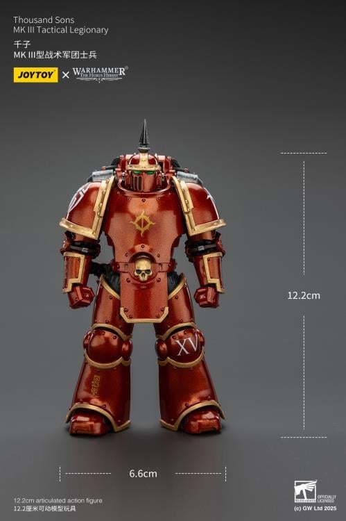 Warhammer: The Horus Heresy Thousand Sons MKIII Tactical Legionary 1/18 Scale Action Figure Gallery Image 13