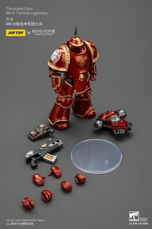 Warhammer: The Horus Heresy Thousand Sons MKIII Tactical Legionary 1/18 Scale Action Figure Gallery Image 12