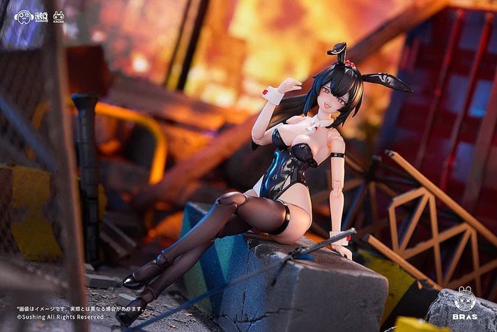 Bunny Rapid Action Squad Attacker Luna 1/12 Scale Action Figure (With Bonus) Gallery Image 10