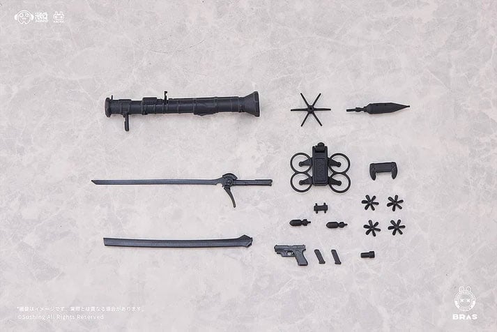 Bunny Rapid Action Squad Attacker Luna 1/12 Scale Action Figure (With Bonus) Gallery Image 13