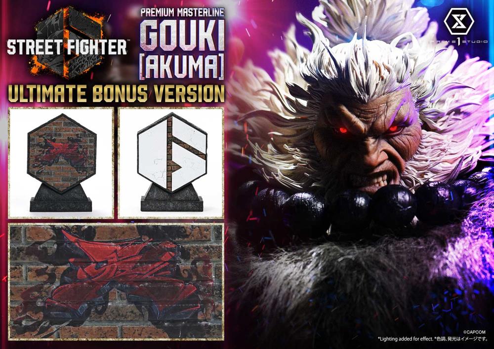 Street Fighter 6 Real Elite Masterline Akuma (Ultimate Bonus Ver.) 1/4 Scale Statue Gallery Image 5