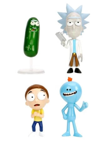 Rick and Morty MetalFigs 2.5" Mini Figure Four-Pack Gallery Image 2