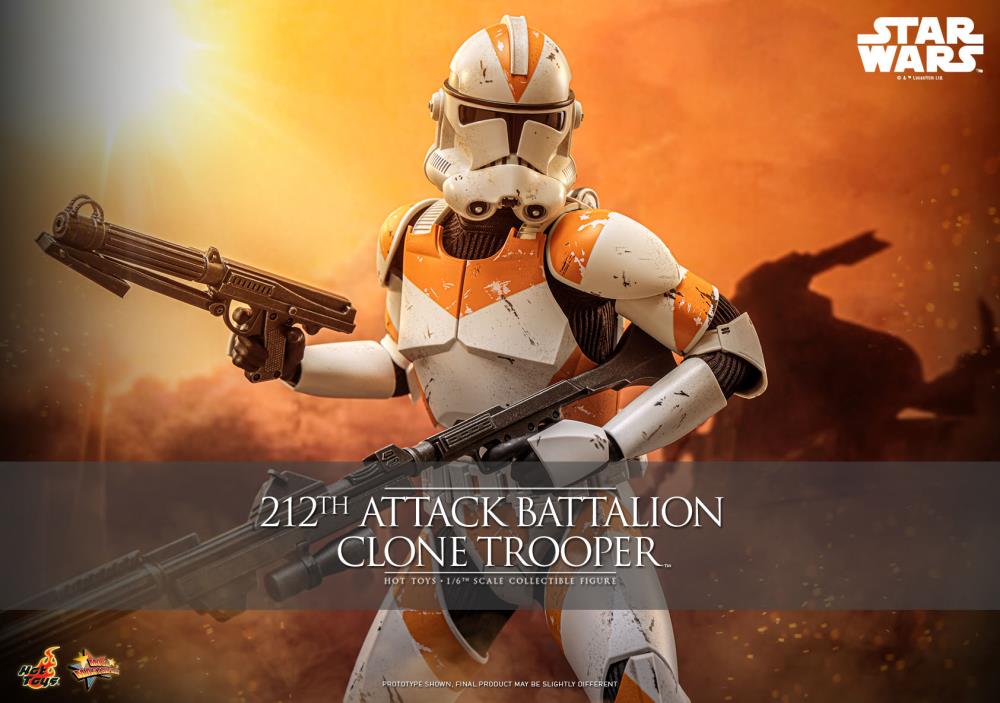 Star Wars: Revenge of the Sith MMS 212th Attack Battalion Clone Trooper 1/6th Scale Collectible Figure Gallery Image 3