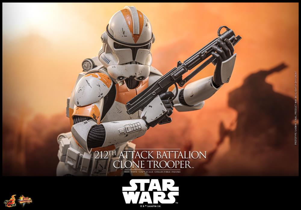 Star Wars: Revenge of the Sith MMS 212th Attack Battalion Clone Trooper 1/6th Scale Collectible Figure Gallery Image 5