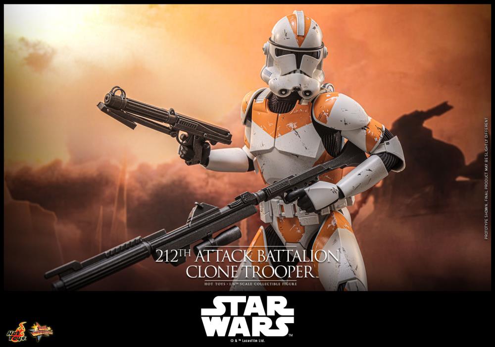 Star Wars: Revenge of the Sith MMS 212th Attack Battalion Clone Trooper 1/6th Scale Collectible Figure Gallery Image 4