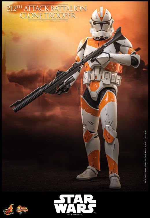 Star Wars: Revenge of the Sith MMS 212th Attack Battalion Clone Trooper 1/6th Scale Collectible Figure Gallery Image 7