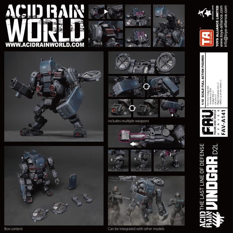 Acid Rain FAV-A141 Vindgar D2L 1/18 Scale Action Figure Gallery Image 11