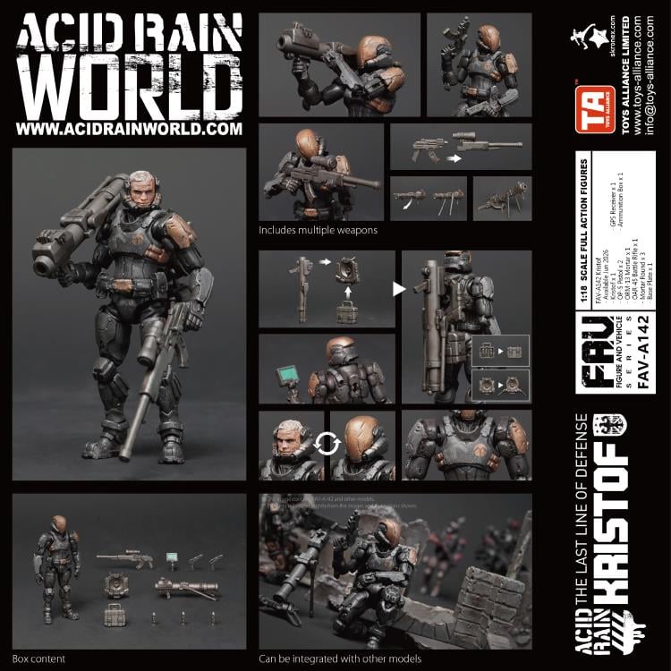 Acid Rain FAV-A142 Kristof 1/18 Scale Action Figure
