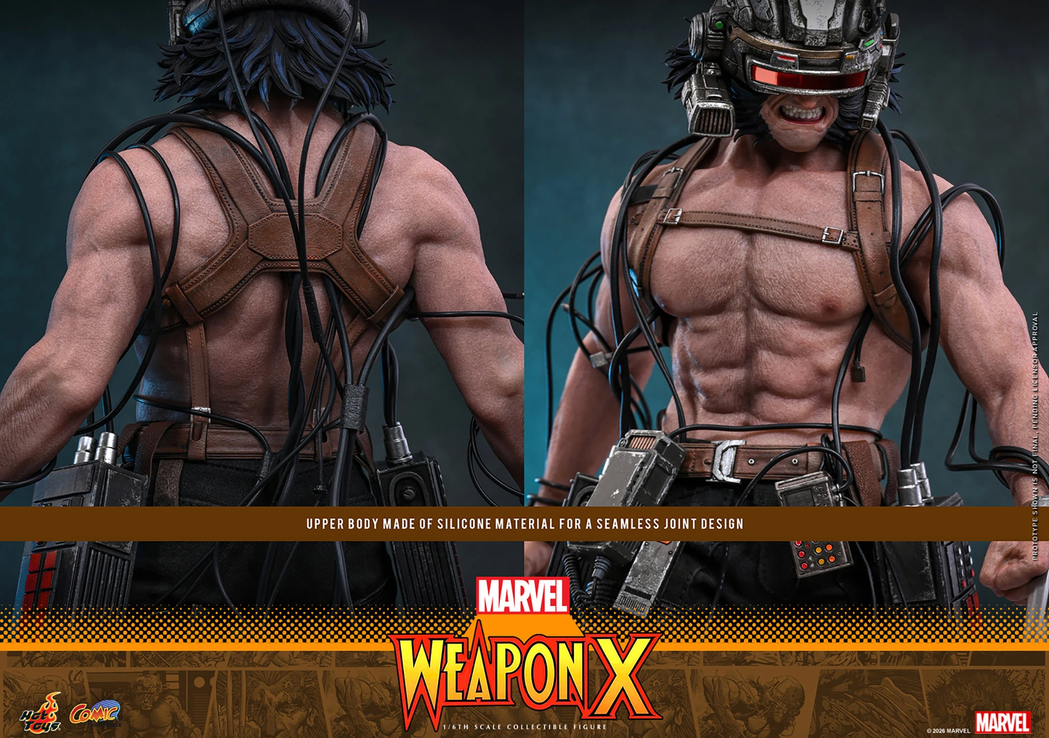 Marvel Comics CMS034 Weapon X 1/6th Scale Collectible Figure Gallery Image 17