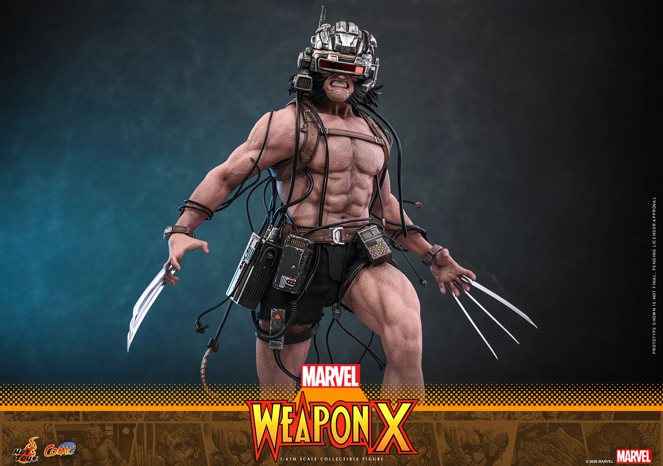 Marvel Comics CMS034 Weapon X 1/6th Scale Collectible Figure Gallery Image 4