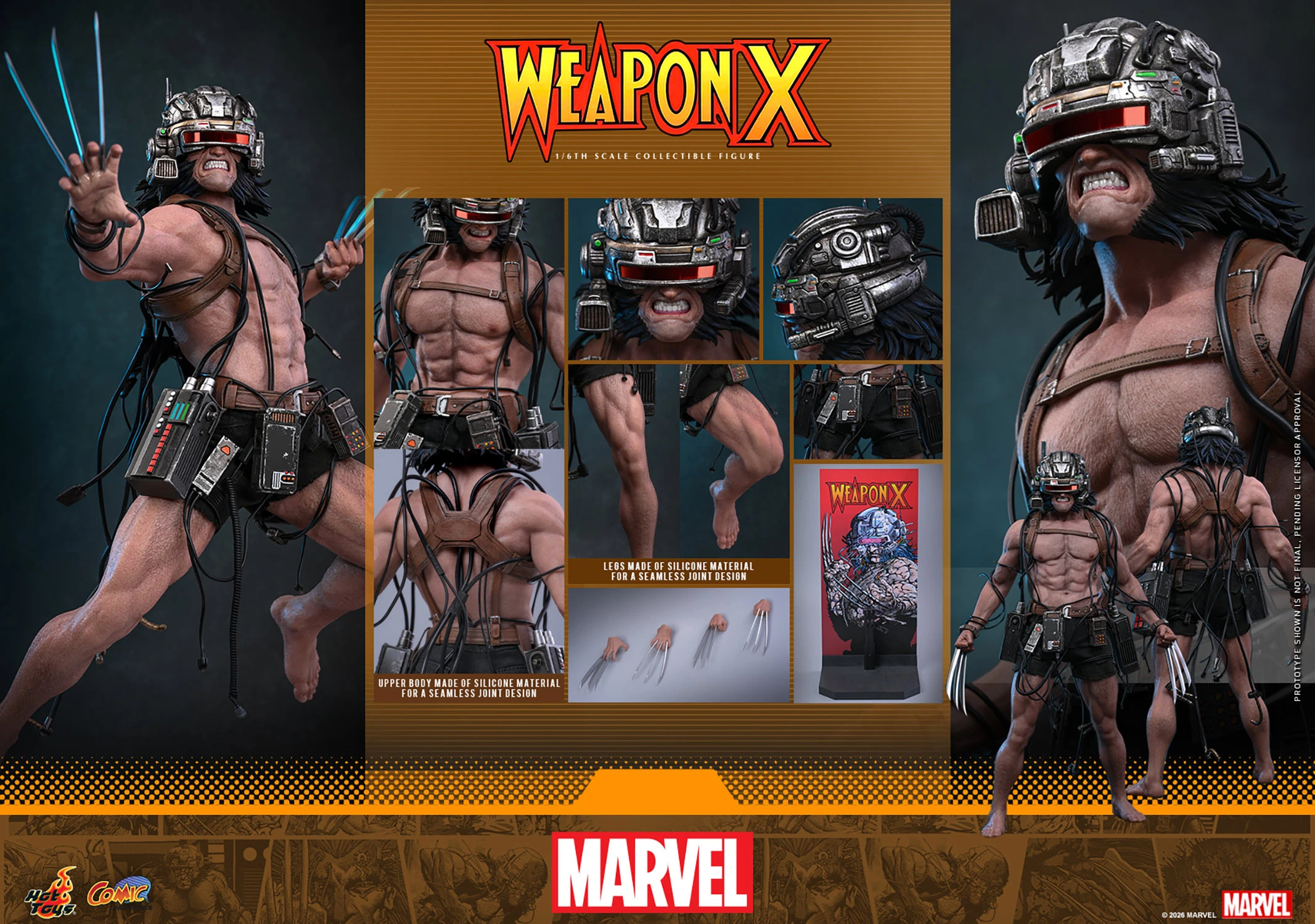 Marvel Comics CMS034 Weapon X 1/6th Scale Collectible Figure Gallery Image 20