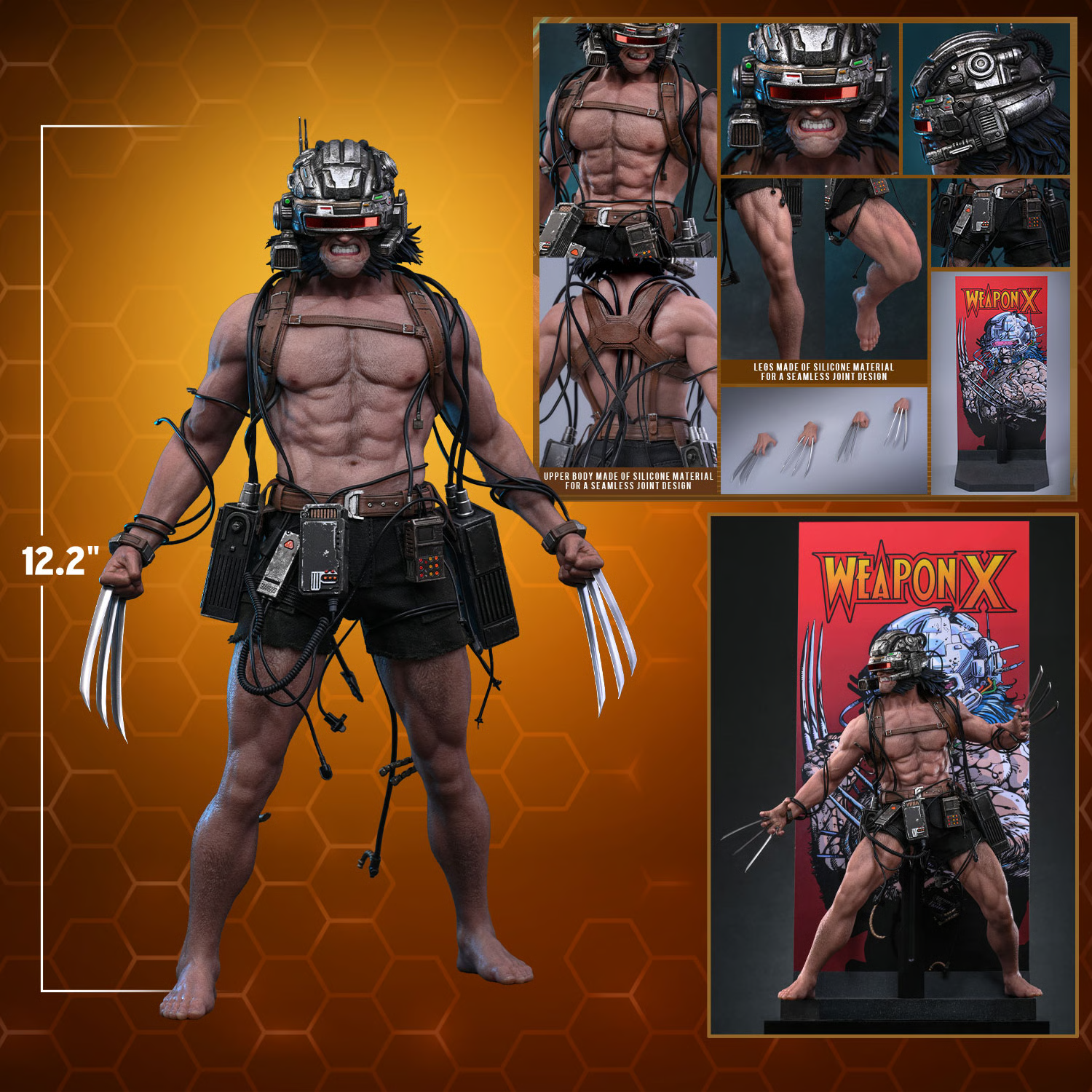 Marvel Comics CMS034 Weapon X 1/6th Scale Collectible Figure Gallery Image 19