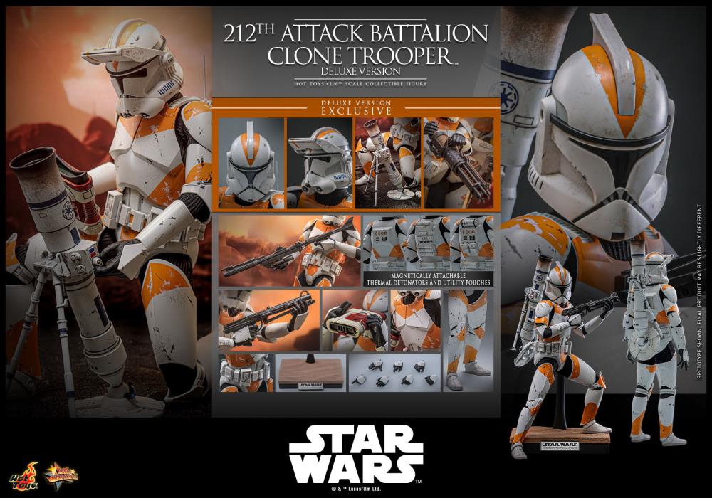 Star Wars: Revenge of the Sith MMS852 212th Attack Battalion Clone Trooper (Deluxe Ver.) 1/6th Scale Collectible Figure Gallery Image 36