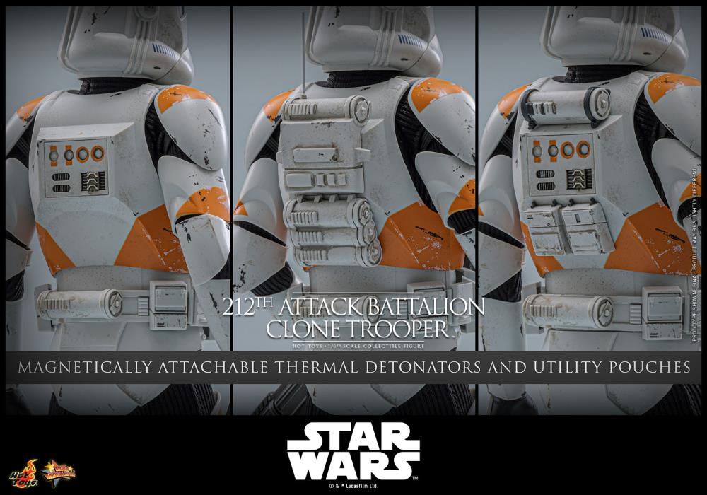 Star Wars: Revenge of the Sith MMS852 212th Attack Battalion Clone Trooper (Deluxe Ver.) 1/6th Scale Collectible Figure Gallery Image 33