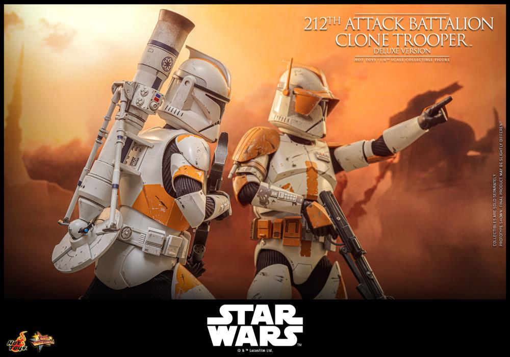 Star Wars: Revenge of the Sith MMS852 212th Attack Battalion Clone Trooper (Deluxe Ver.) 1/6th Scale Collectible Figure Gallery Image 4