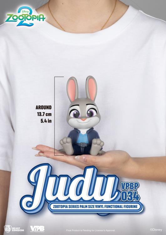Zootopia VPBP-034 Judy Palm-Sized Vinyl Piggy Bank Gallery Image 9