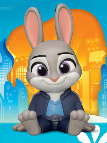 Zootopia VPBP-034 Judy Palm-Sized Vinyl Piggy Bank Gallery Image 2