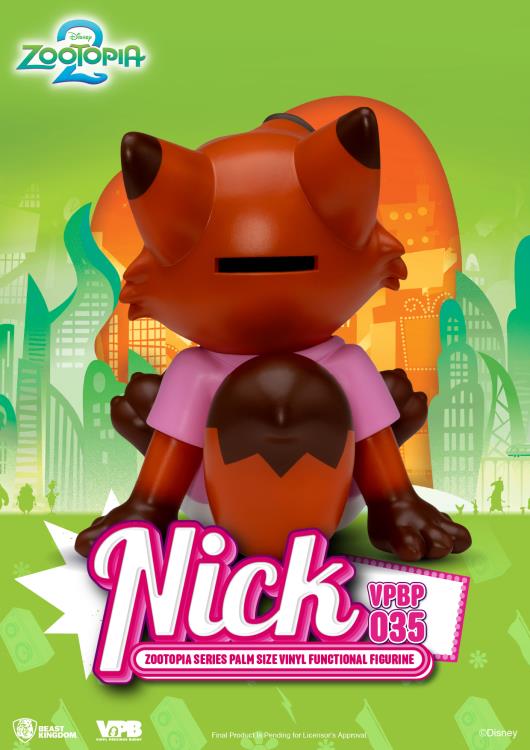 Zootopia VPBP-035 Nick Palm-Sized Vinyl Piggy Bank Gallery Image 7