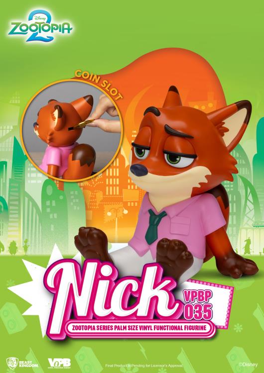 Zootopia VPBP-035 Nick Palm-Sized Vinyl Piggy Bank Gallery Image 8