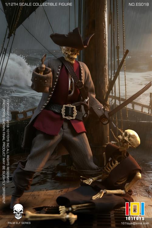 Palm Elf Series Skeleton Pirate Trio Exclusive Edition 1/12 Scale Action Figure Set Gallery Image 11