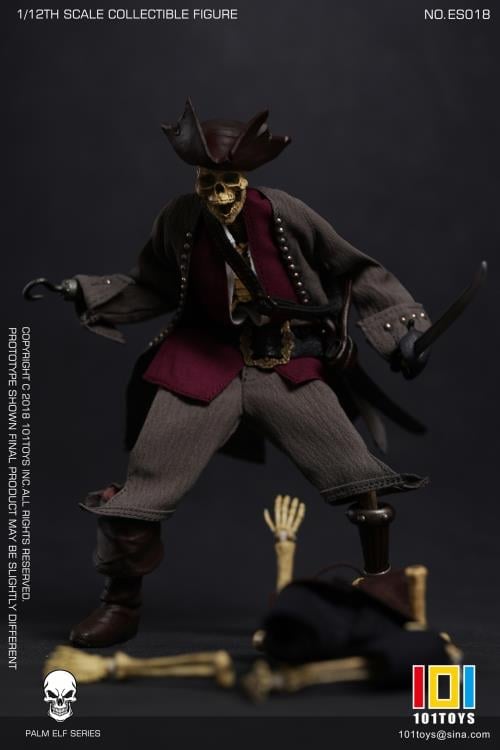 Palm Elf Series Skeleton Pirate Trio Exclusive Edition 1/12 Scale Action Figure Set Gallery Image 12
